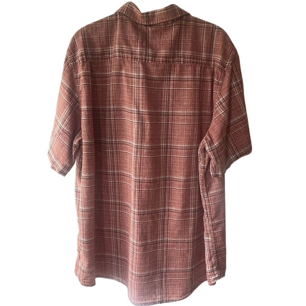 Weatherproof Vintage set of 2 Men’s Washable Linen SS Button Down Shirts, XL - Picture 11 of 14